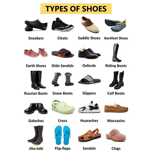 types of shoes in the market