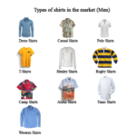 Different types of men's shirts available in the market