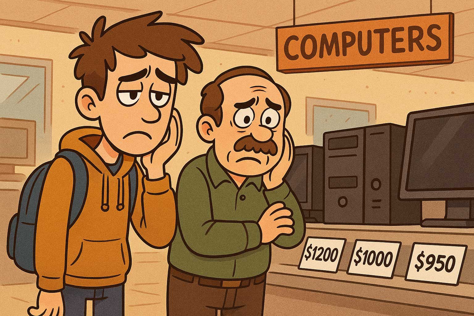 computer peripheral prices are high